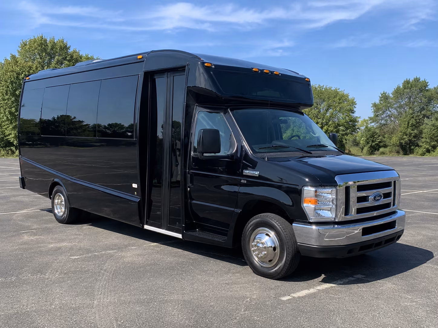 Atlantic City Airport Shuttle & Transportation party bus exterior