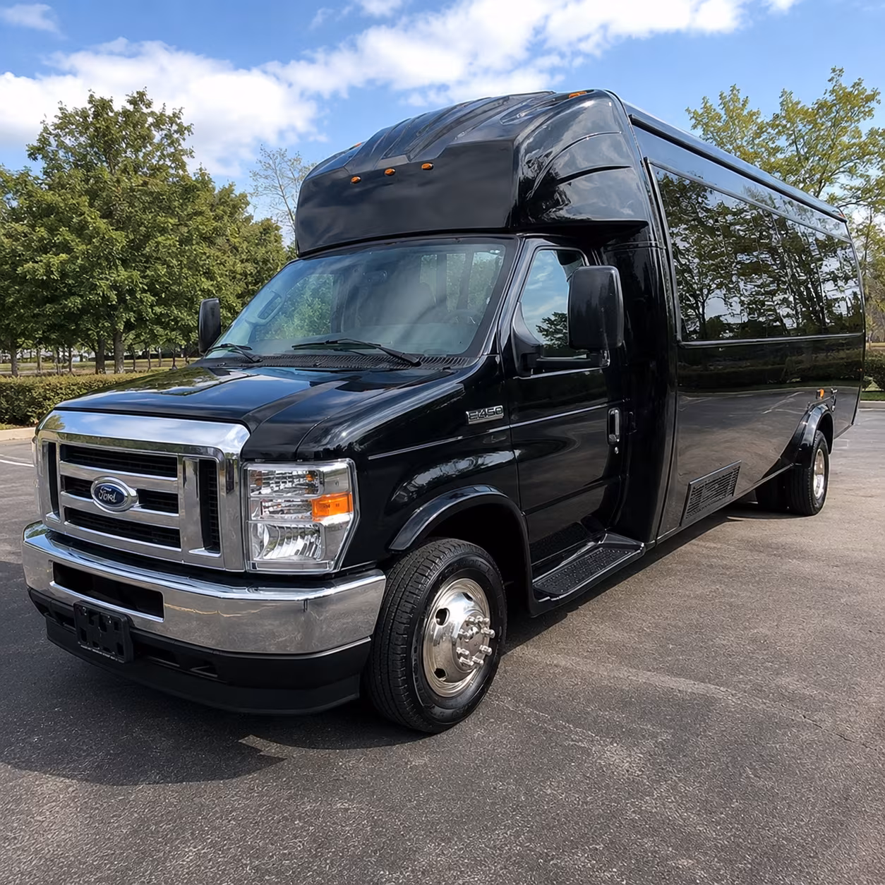 Atlantic City Birthday, Sweet 16, & Quinceañera Transportation party bus exterior
