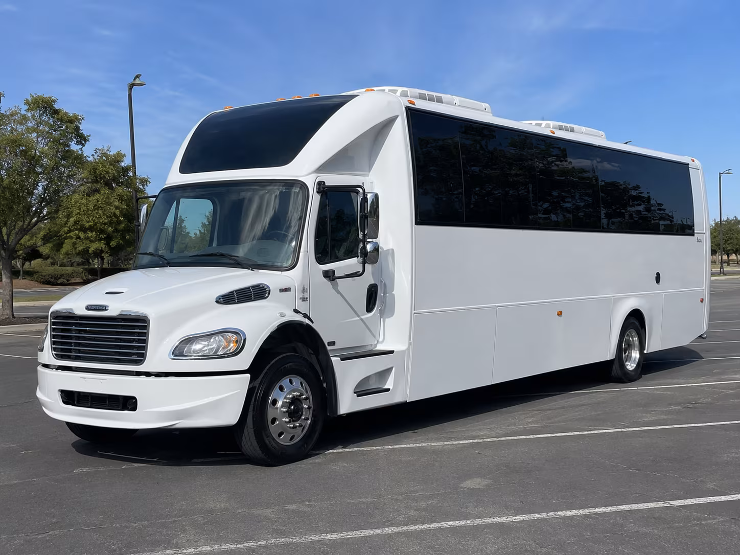 Atlantic City Private Event Transportation party bus exterior