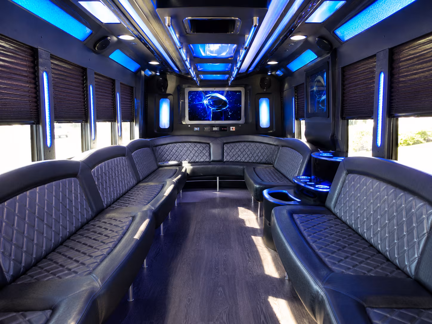 Atlantic City Private Event Transportation onboard seating