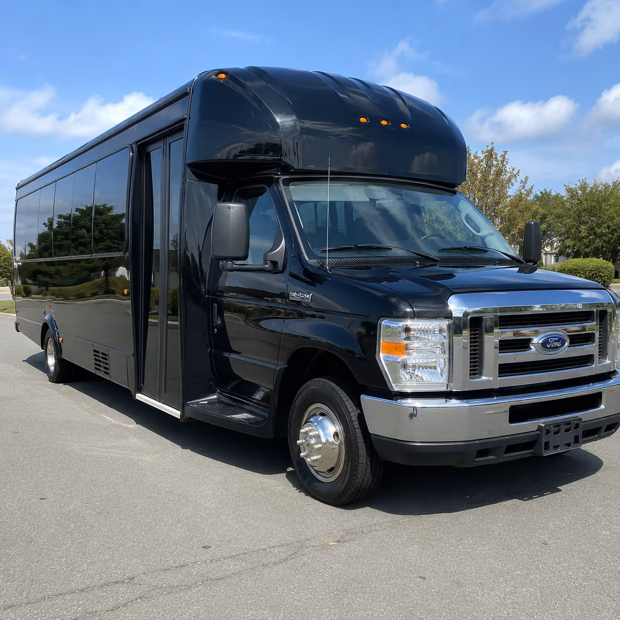 Atlantic City Private Event Transportation party bus exterior