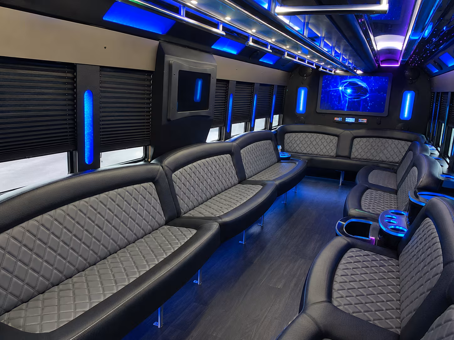 Atlantic City Prom & Homecoming Transportation party bus exterior