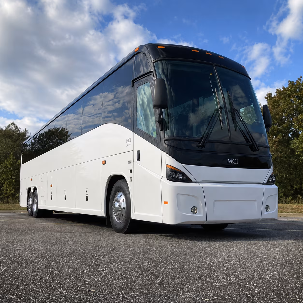 Atlantic City School Event Transportation party bus exterior