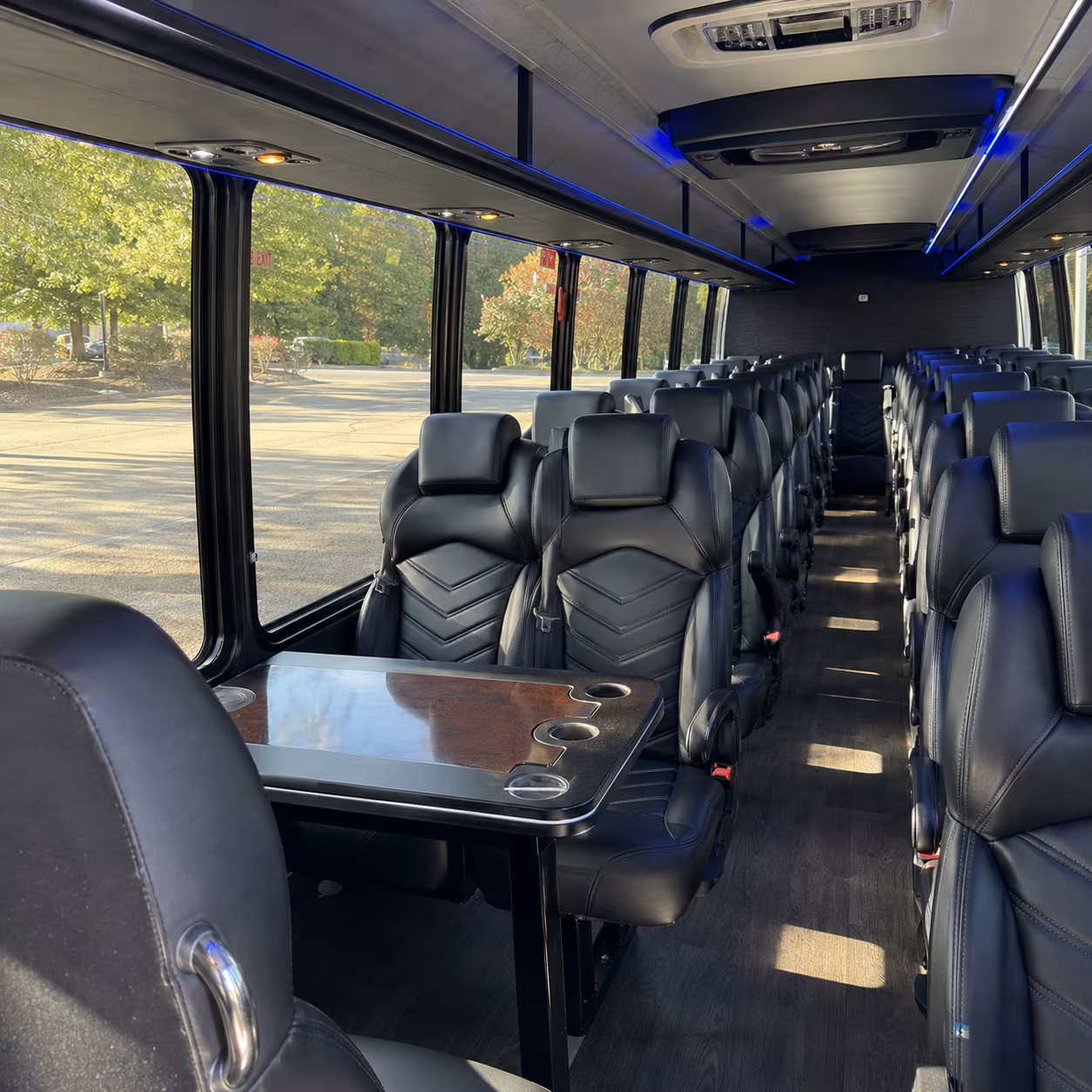 Atlantic City School Event Transportation party bus exterior