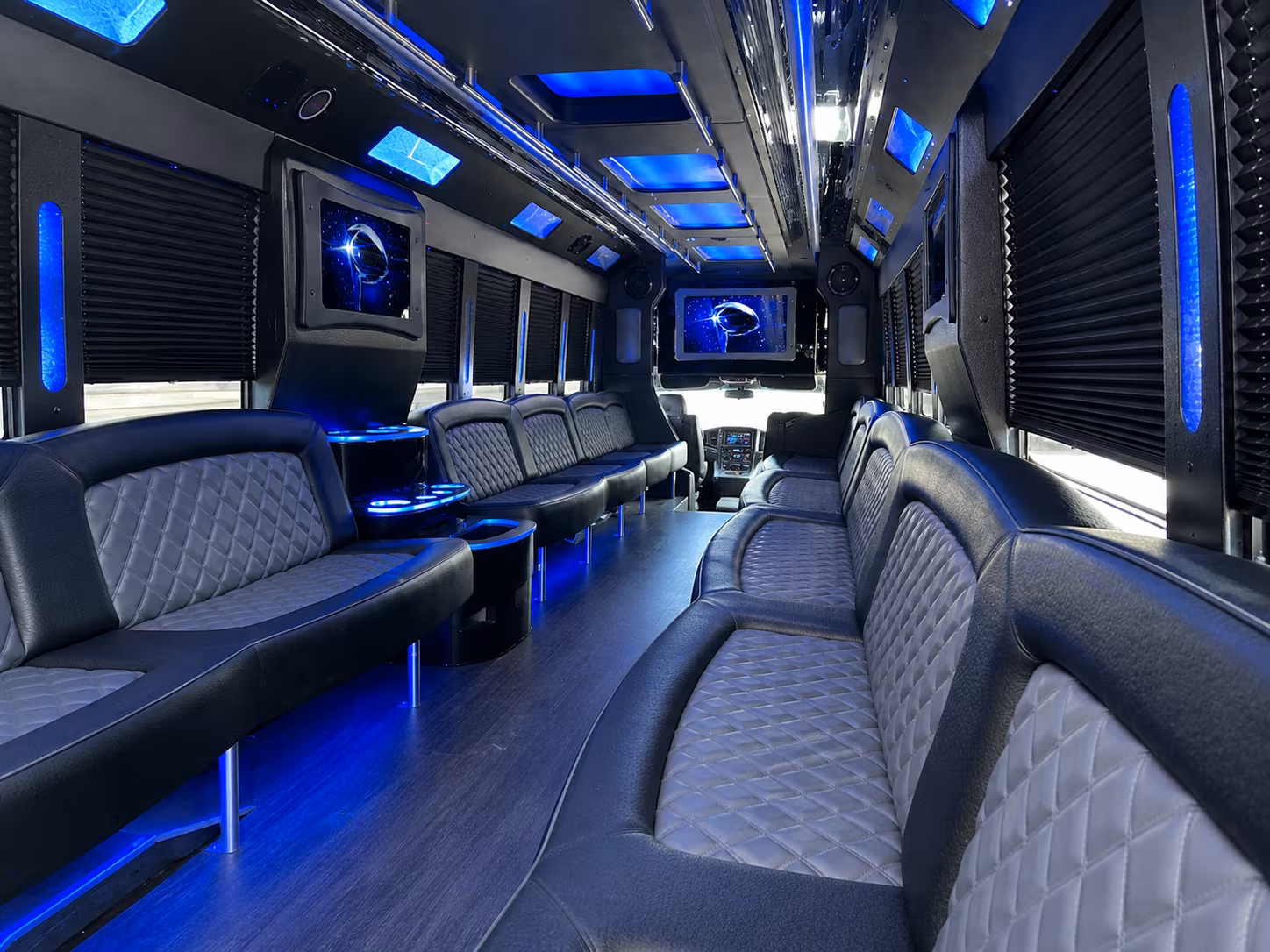 Atlantic City Sporting Event Transportation party bus exterior