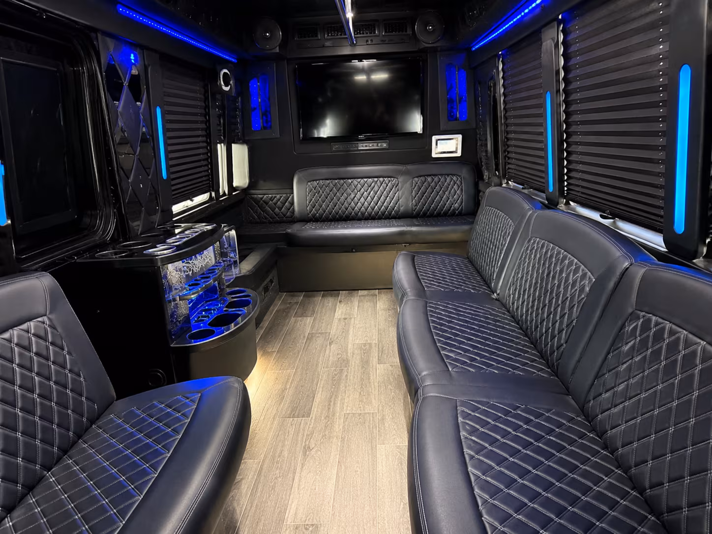 Atlantic City Wedding Transportation party bus exterior