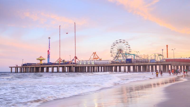 The Steel Pier At Atlantic City In New Jersey